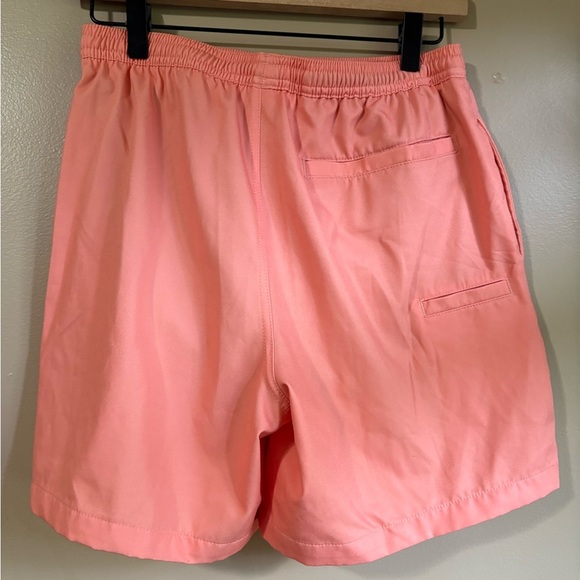 Huk Coral swim Shorts with Blue Accents - Picture 5 of 5